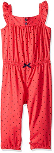 Baby Girls' Mini Heart Romper, Red, 3 Months
