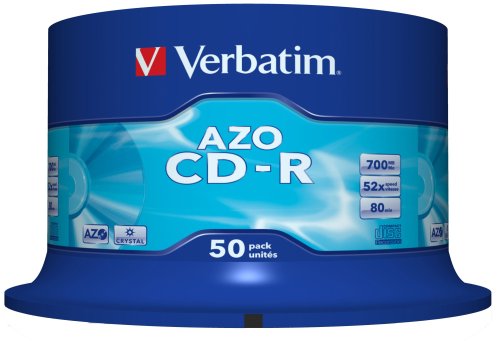 50PK Crystal 80Min 52x CD-R SP