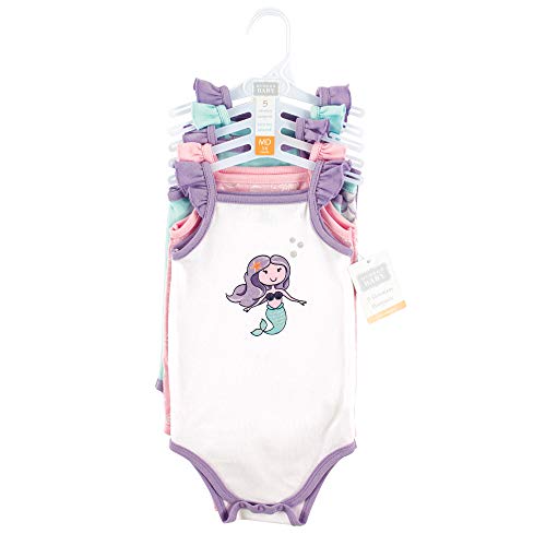 Uni   Cotton Sleeveless Bodysuits Mermaid, 0-3 Months