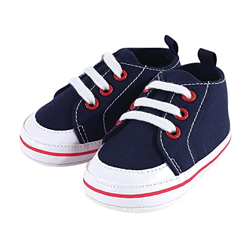 Uni   Cotton Bodysuit, Shorts and Shoe Set, Blue Shark, 3-6 Months