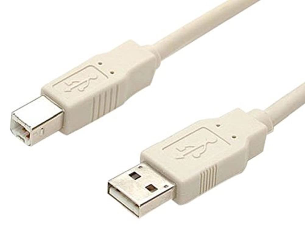6 ft Beige USB 2.0 A to B Cable