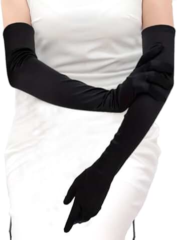 Women's Long Velvet Gloves for Formal Events