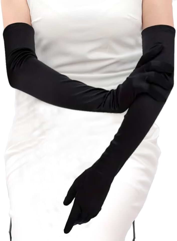Women's Long Velvet Gloves for Formal Events