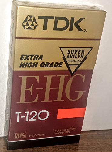 High Grade VHS Videotape Cassette, 6 Hours (TDK30120) Category: VCRs and VCR Accessories