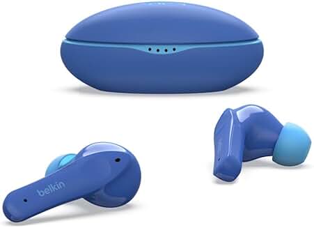 Kids Bluetooth Earbuds with Microphone and 24-Hour Battery