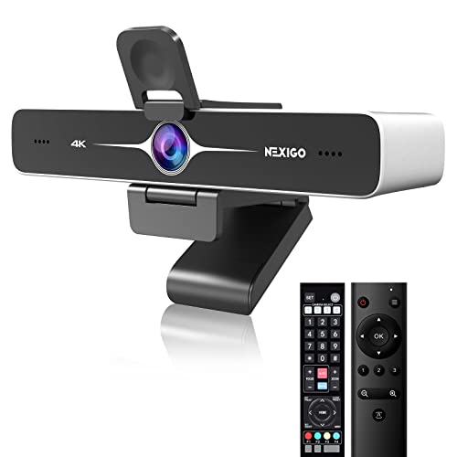 Zoom , N970P 4K Webcam, Onboard Flash Memory, Al-Powered Auto-Framing, Adjutable Field of View, Sony Sensor, Dual AI Noise-Cancelling Mics, Works with Teams/Zoom/Webex/Google