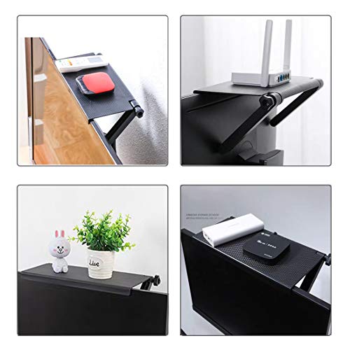 Computer Screen Monitor Shelf, TV Top Shelf, Screen Caddy Platform Solid Screen Shelf to Hold Cable Boxes, Camera, Streaming Devices, Media Boxes, Game Console,Router, Home Decor, Office Supplies