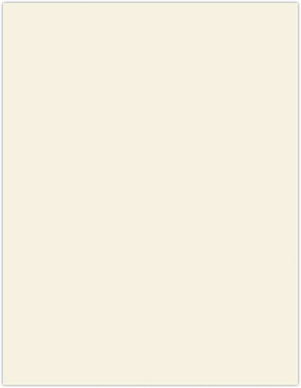 Natural 8.5 x 11 Inch Cardstock, 80 lb, 50 Sheets