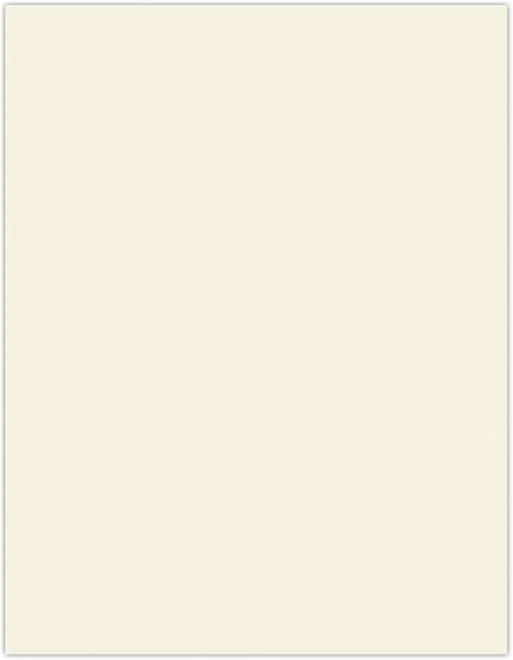 Natural 8.5 x 11 Inch Cardstock, 80 lb, 50 Sheets