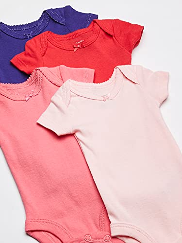Baby Girls' 8-Pack Short-Sleeve Bodysuits, Assorted Pack, Preemie