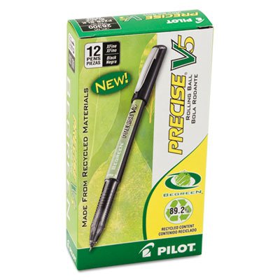 Black 0.5 mm Fine Point Rollerball Pen for Writing