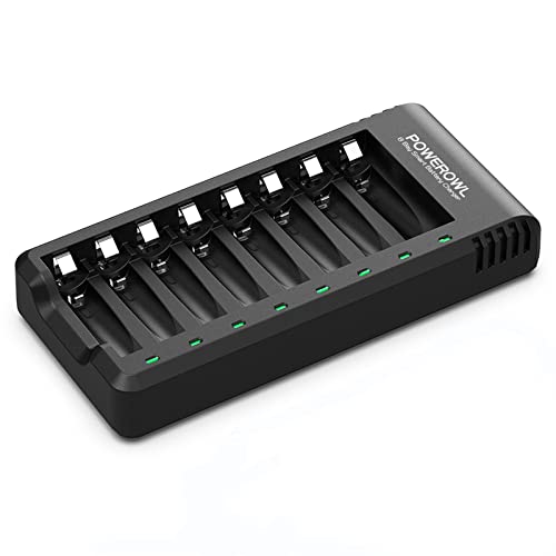 8 Bay AA AAA Battery Charger with USB port