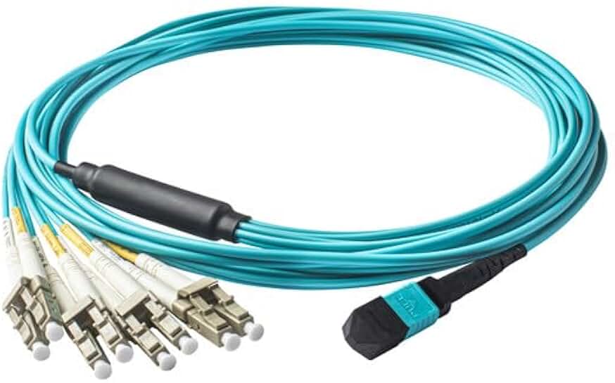1.5m Low Loss MPO to 8 LC Fiber Breakout Cable