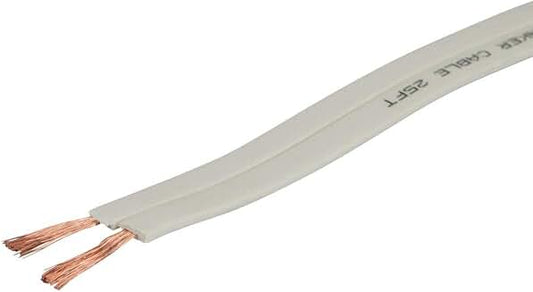 50 Feet 16-Gauge Pure Copper Flat Speaker Wire