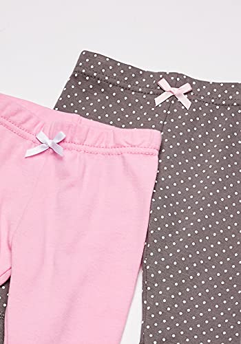 Uni   Cotton Pants and Leggings Basic Pink Floral, 0-3 Months