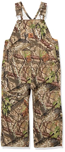 boys Camo Canvas Bib Overall, Mossy Oak, 2T US