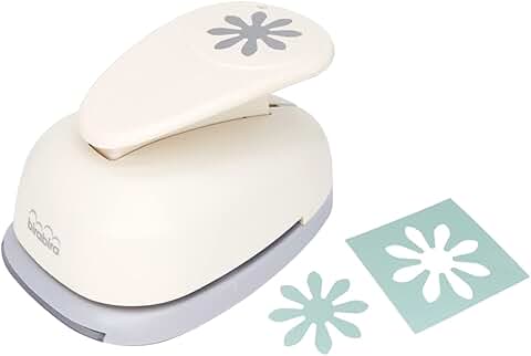 3-inch Daisy Shape Lever Punch for Paper Crafting