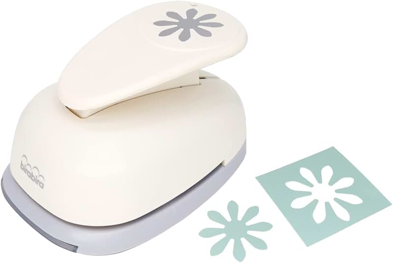3-inch Daisy Shape Lever Punch for Paper Crafting