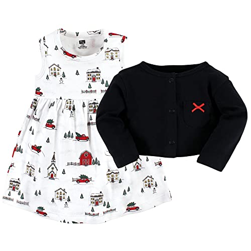 girls  Cotton and Cardigan Set,   Scene, 0-3 Months Casual Dress,   Scene, 3 Months US