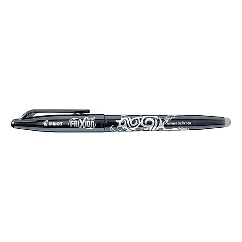 Black 0.7 mm Erasable Rollerball Pen