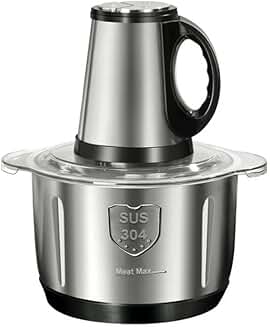 5L Electric Food Processor with 5-Speed Settings