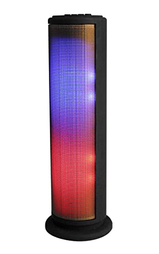 NAS-3082 Vibe, Wireless Bluetooth Speaker, with LED Lights, Play MP3 via USB, Micro SD Cards, Connect Smartphone, Tablet, or Laptop