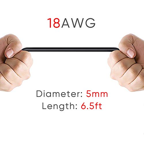 (18AWG 6.5ft) Heavy Gauge Speaker Wire RCA Adapter Plug to Bare Wire,RCA Speaker Audio Cable for TV Amplifier Receiver,Speakers Stereo Wire Cord to RCA Adapter Male-2 Pcs