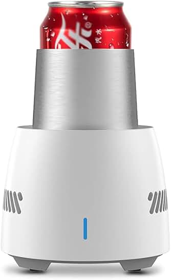 Small portable electric drink cooler for home and office