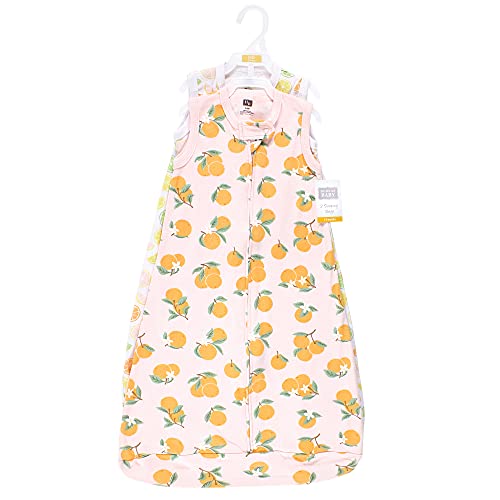 Uni   Interlock Cotton Sleeveless Sleeping Bag, Citrus Orange, 18-24 Months