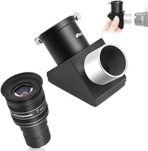 7mm Wide Angle Telescope Eyepiece with 90° Diagonal