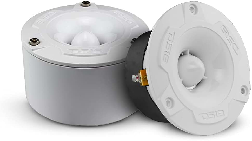 Waterproof Aluminum Bullet Tweeters, 1 inch, 240W, 4 Ohms (Pair)