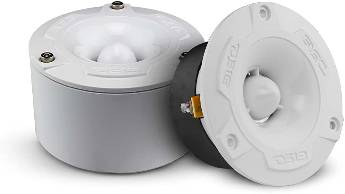 Waterproof Aluminum Bullet Tweeters, 1 inch, 240W, 4 Ohms (Pair)
