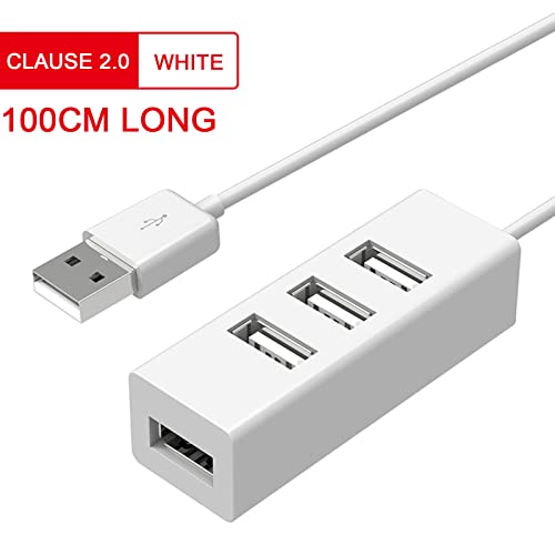 1#GZ One-to-Four Extender Converter Laptop Splitter Hub 4-Port Hub Charging