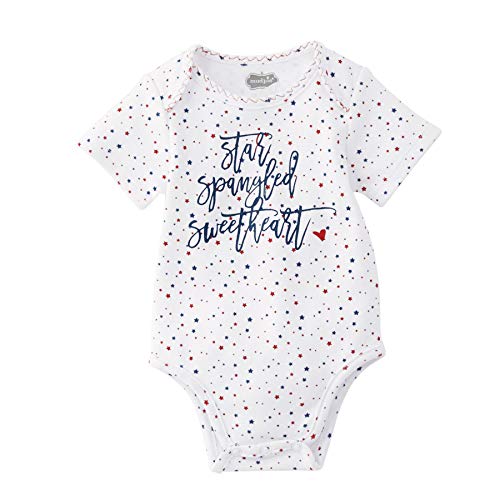 Baby Girls' Star Spangled Crawler, 0-6 Months