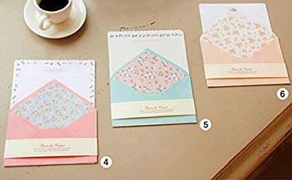 Cute Kawaii Stationery Paper with Envelopes