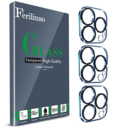 Designed for iPhone 13 Pro Max Camera Lens Protector, Designed for iPhone 13 Pro Camera Lens Protector, 3 Pack 9H Tempered Glass, Night Shooting Mode, Case Friendly, High Definition