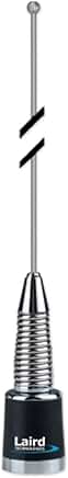 132-525 MHz antenna with spring