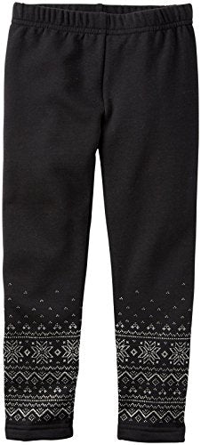 Baby Girls' Single Legging 236g330, Black, 3M