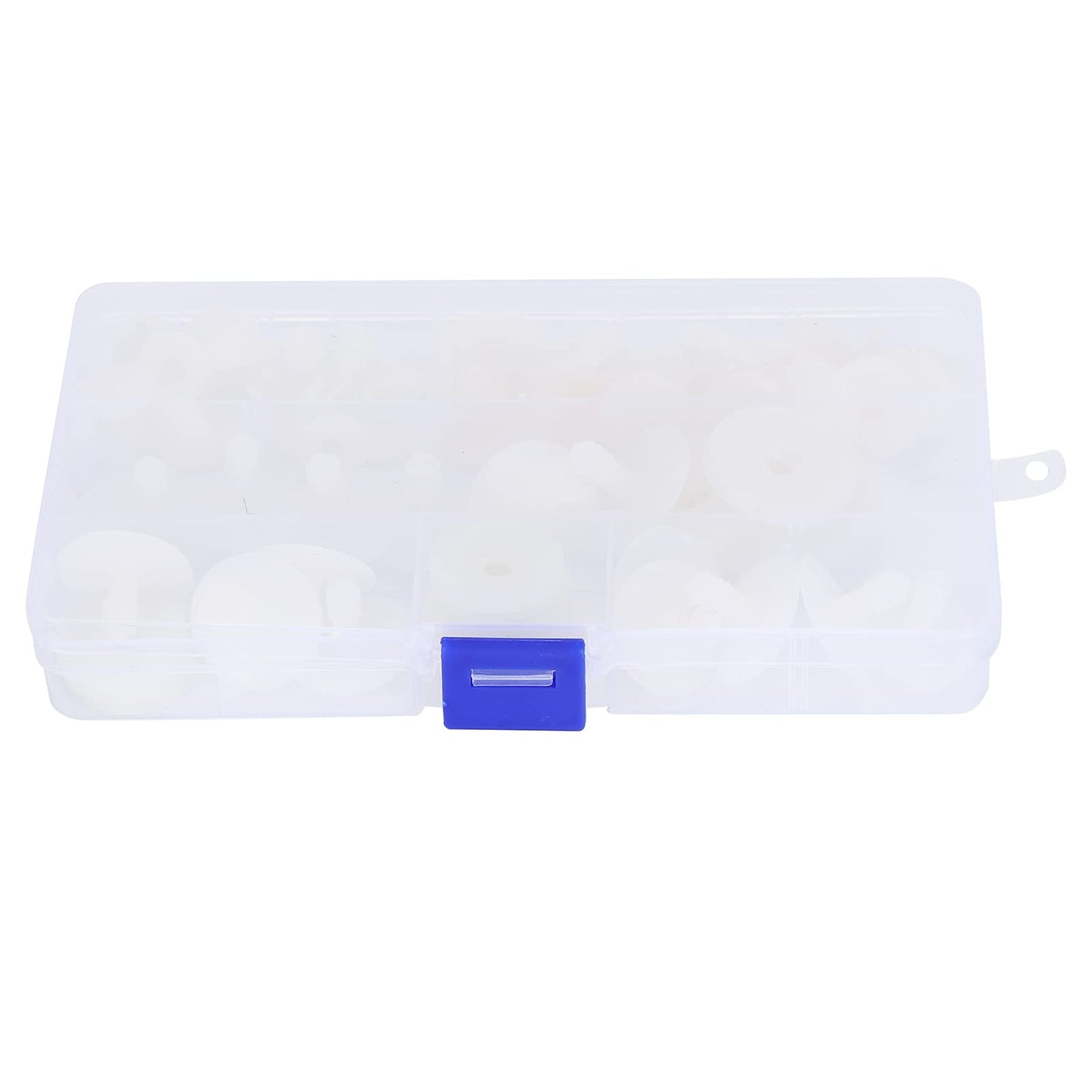 HandiJoints DIY Toy Accessories Set, 35 White Plastic Doll Joints