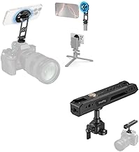 Magnetic Metal Phone Mount and Rotating Top Handle Bundle