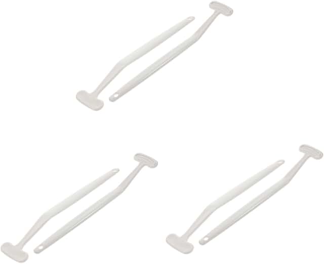 Set of 6 tongue scrapers for fresh breath and oral care