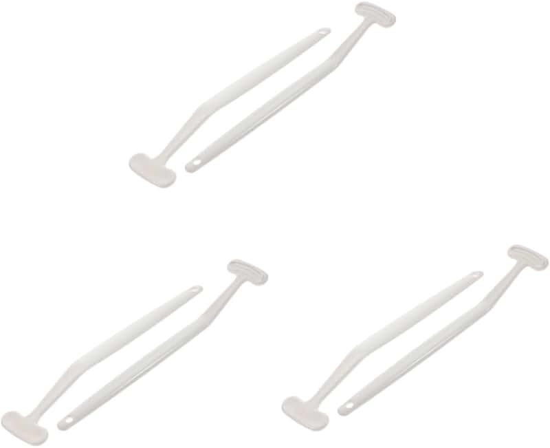 Set of 6 tongue scrapers for fresh breath and oral care