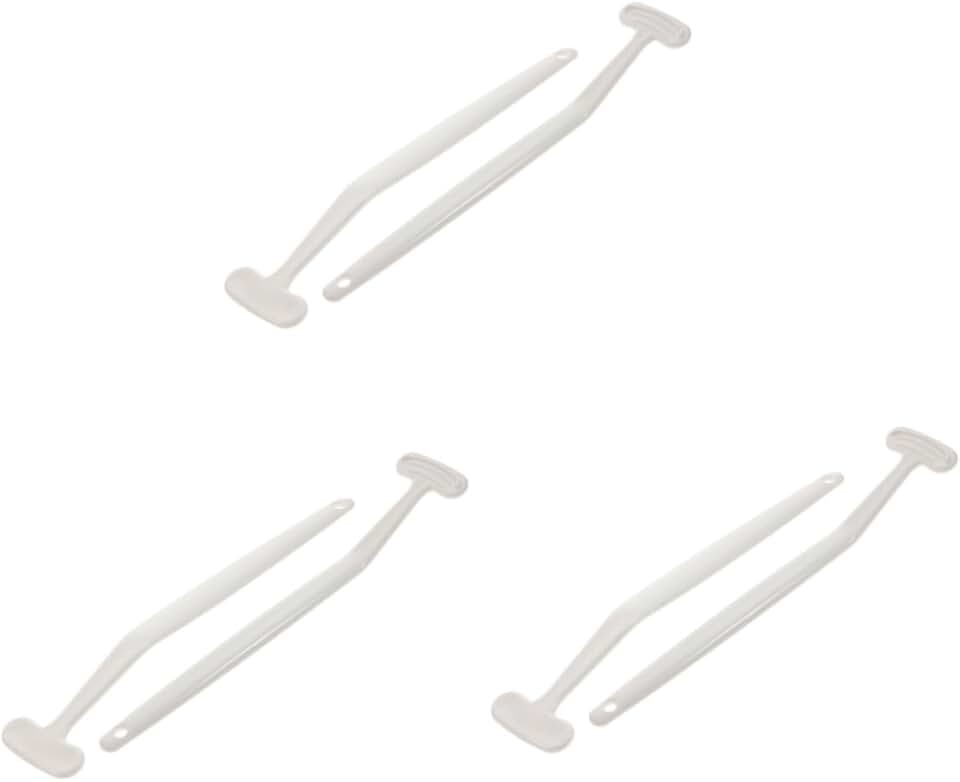 Set of 6 tongue scrapers for fresh breath and oral care