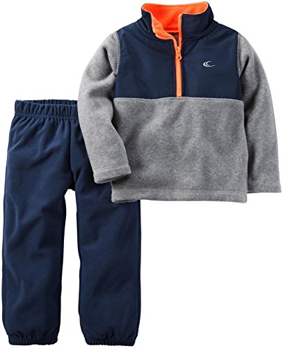 Carter s Baby Boys  2 Pc Playwear Sets 229g301, Heather, NB