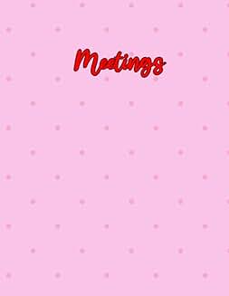 Professional Meeting Notebook with Action Items