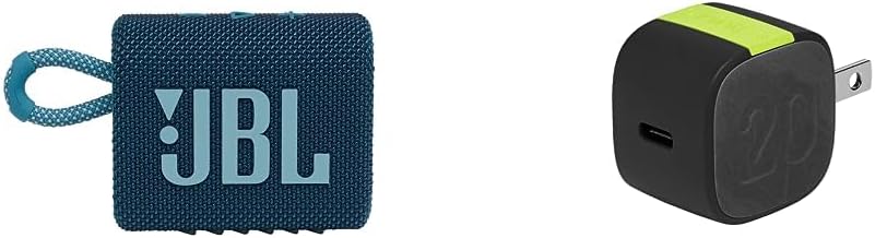 Portable Bluetooth Speaker and Compact USB-C Charger