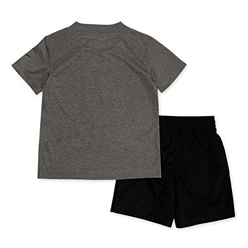 Baby Boy's Short Sleeve Just Do It T-Shirt & Shorts Two-Piece Set (Toddler) Black 4T Toddler
