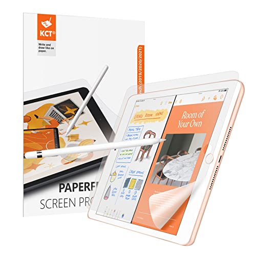[2 PACK] Paperfeel Screen Protector Compatible with iPad 9/8/7(10.2-Inch, 2021&2020&2019 Model, 9th 8th 7th generation),iPad 10.2 Matte PET Paperfeel Film No Glare Scratch Resistant Paperfeel Protecto