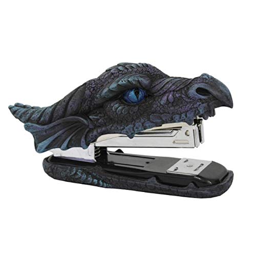 Blue-eyed dragon head decorative stapler