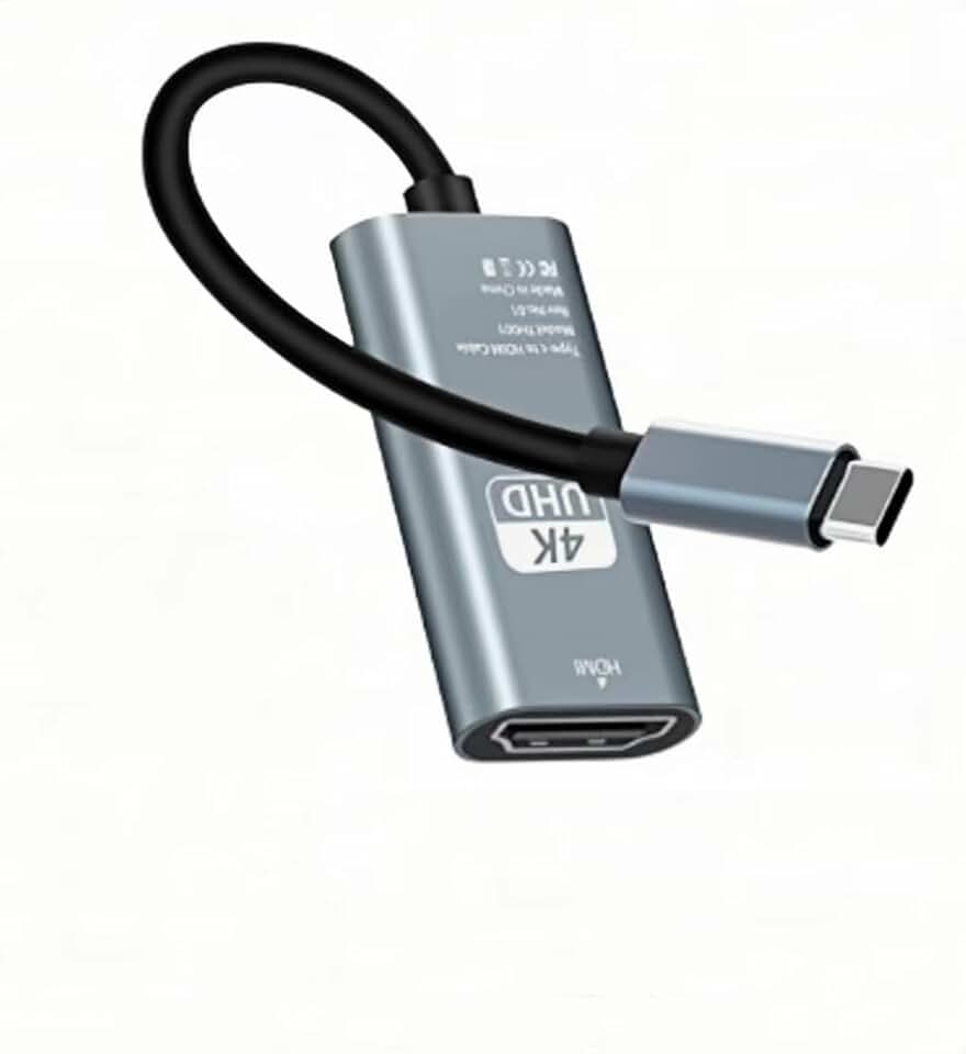 4K USB C to HDMI Adapter, 0.5FT
